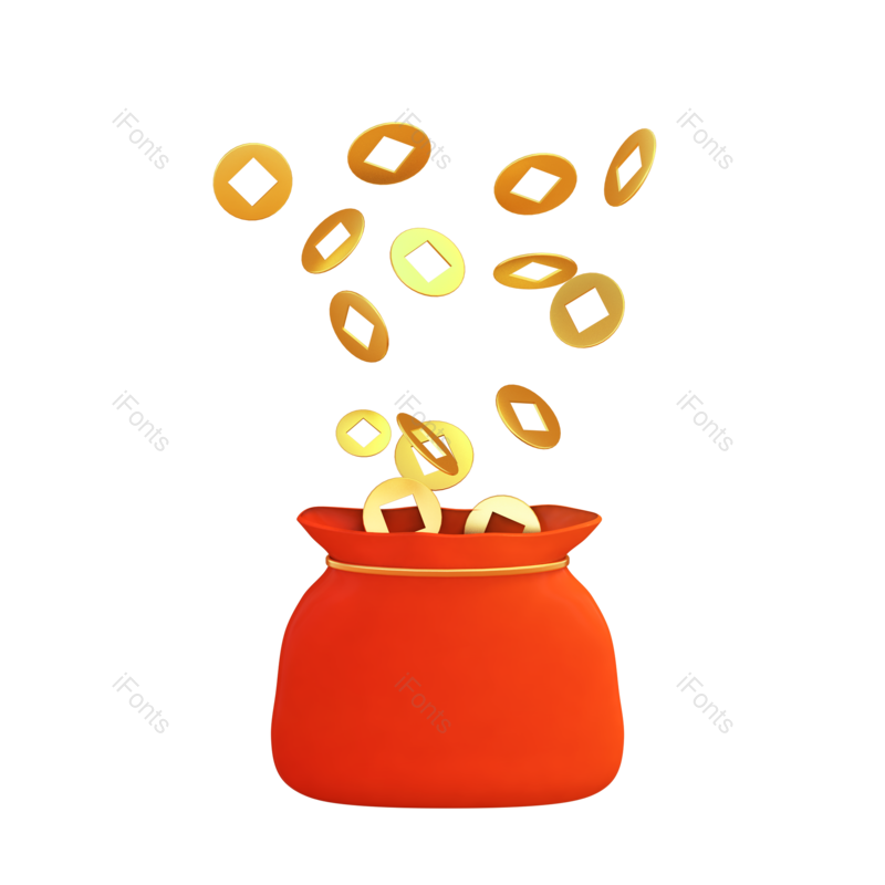 立体图片,金币元素,简约PNG,抽奖免抠素材